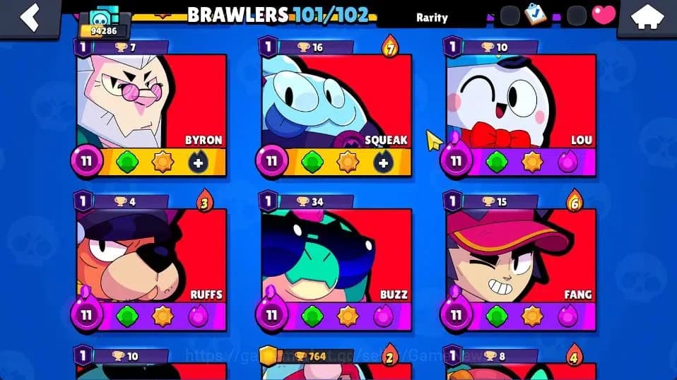 Brawl Stars Accounts 94K Trophy|101 Brawlers 96 Max Lvl|2 UL [Sirius,Ka image 17