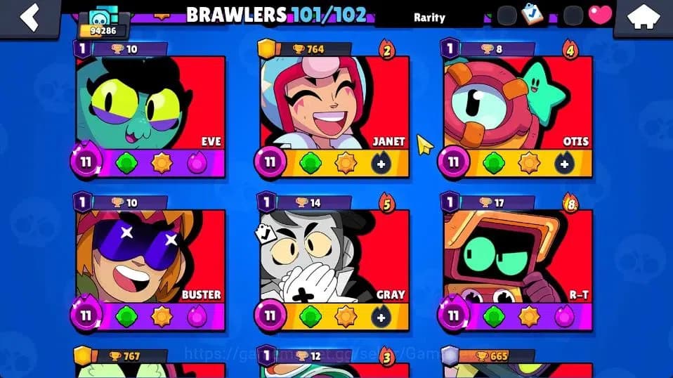Brawl Stars Accounts 94K Trophy|101 Brawlers 96 Max Lvl|2 UL [Sirius,Ka image 18