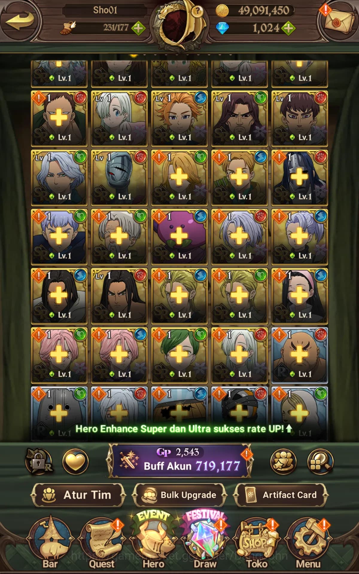 The Seven Deadly Sins: Grand Cross Accounts ASIA | Starter | DM 1019 | 712K CC|UR Freyr,Freyja image 11