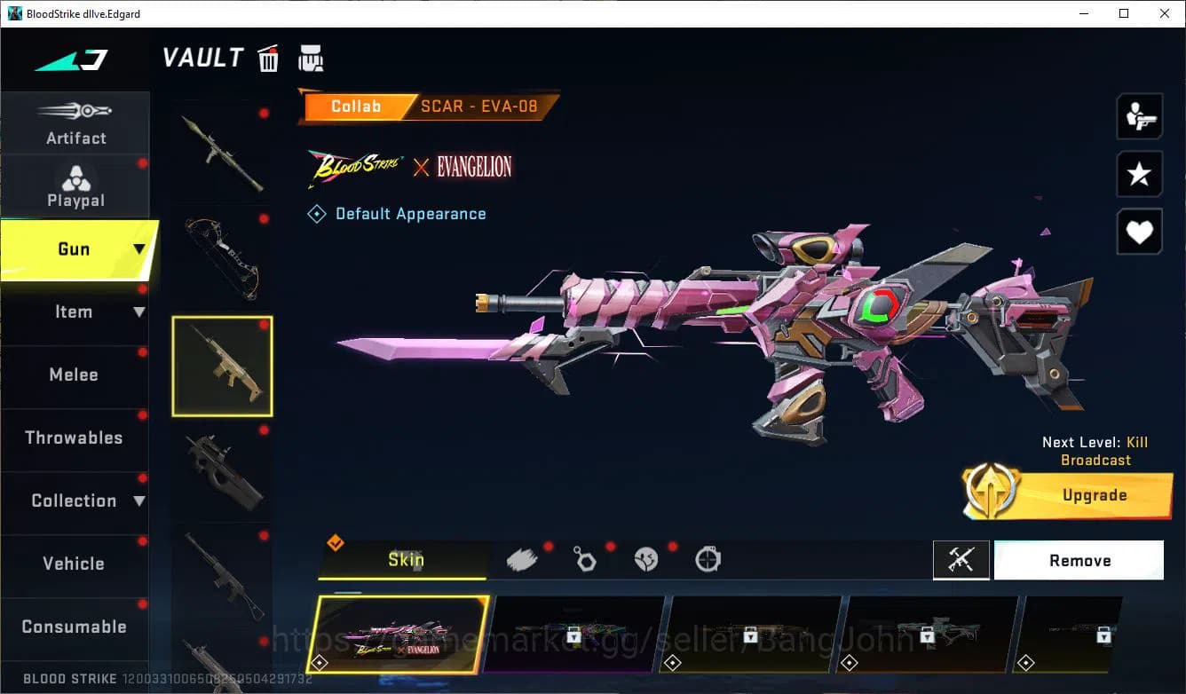 Blood Strike Accounts ASIA|ETHERNAL=UZI (LVL2)COLLAB=SCAR,MCX|LIMITED=MP image 13