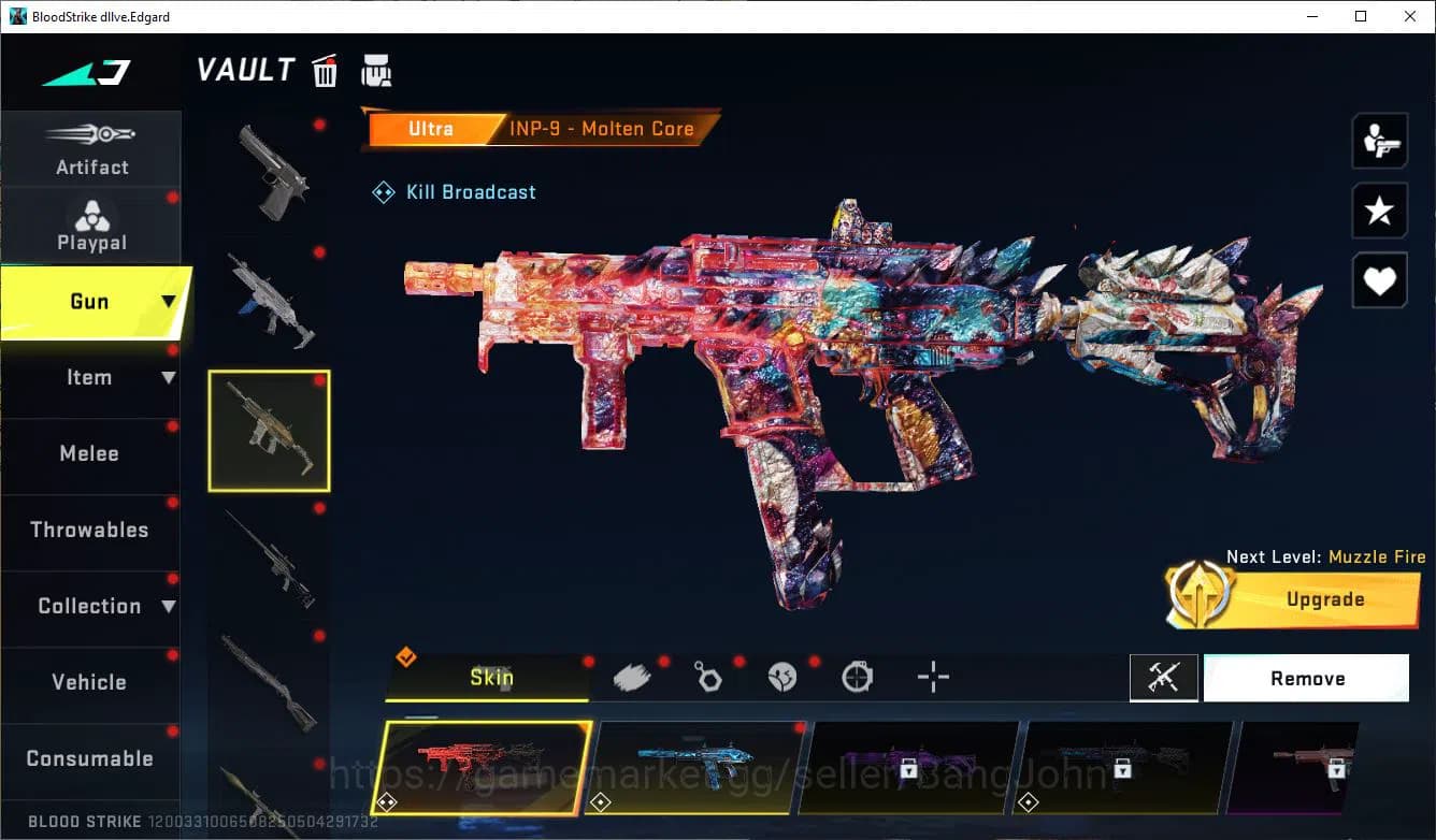 Blood Strike Accounts ASIA|ETHERNAL=UZI (LVL2)COLLAB=SCAR,MCX|LIMITED=MP image 15