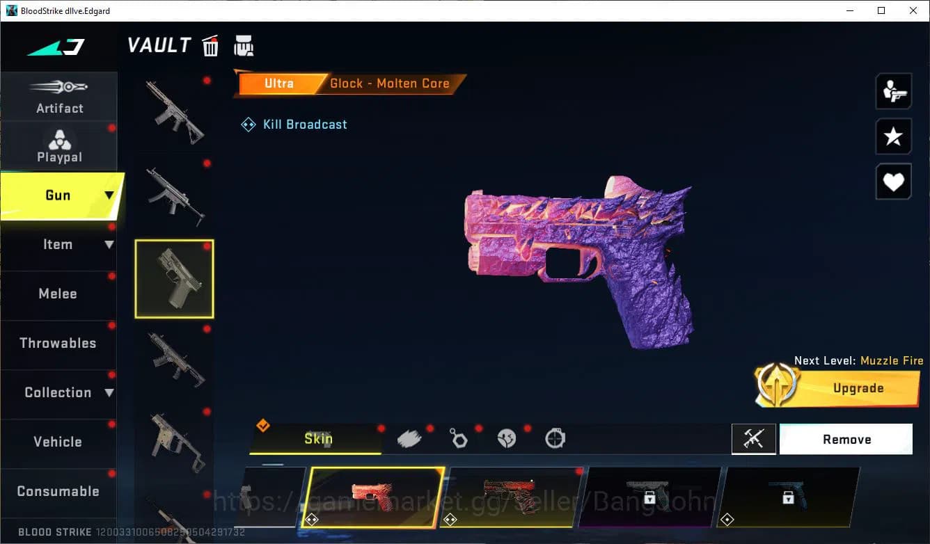 Blood Strike Accounts ASIA|ETHERNAL=UZI (LVL2)COLLAB=SCAR,MCX|LIMITED=MP image 17