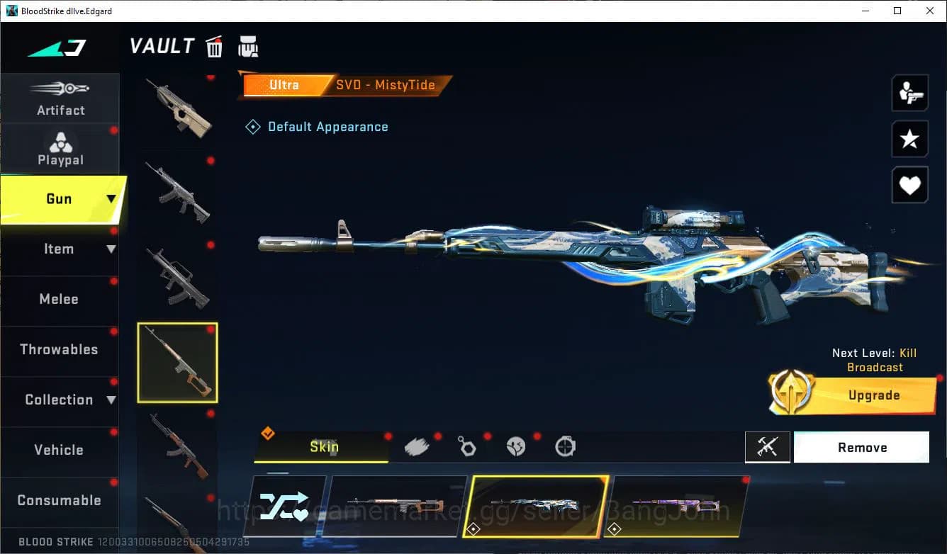 Blood Strike Accounts ASIA|ETHERNAL=UZI (LVL2)COLLAB=SCAR,MCX|LIMITED=MP image 8