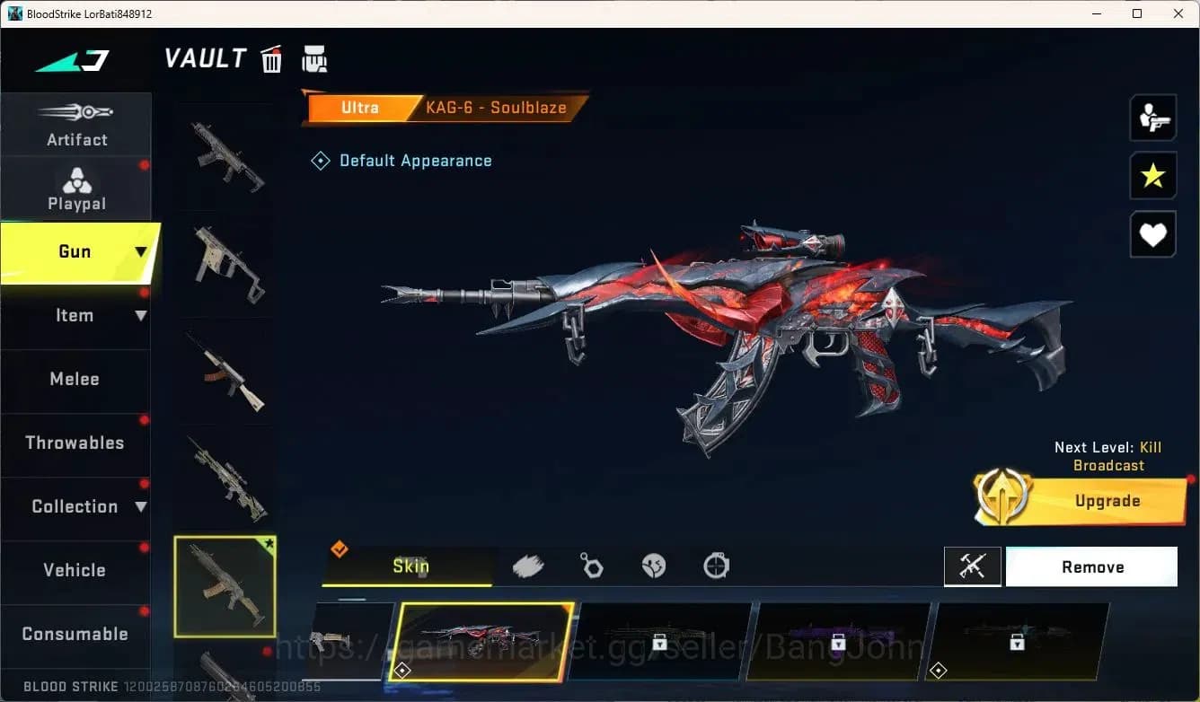 Blood Strike Accounts ASIA | AK47 (7DS)|1 BLEACH Strikers|1 Ultra Gun|1 image 3