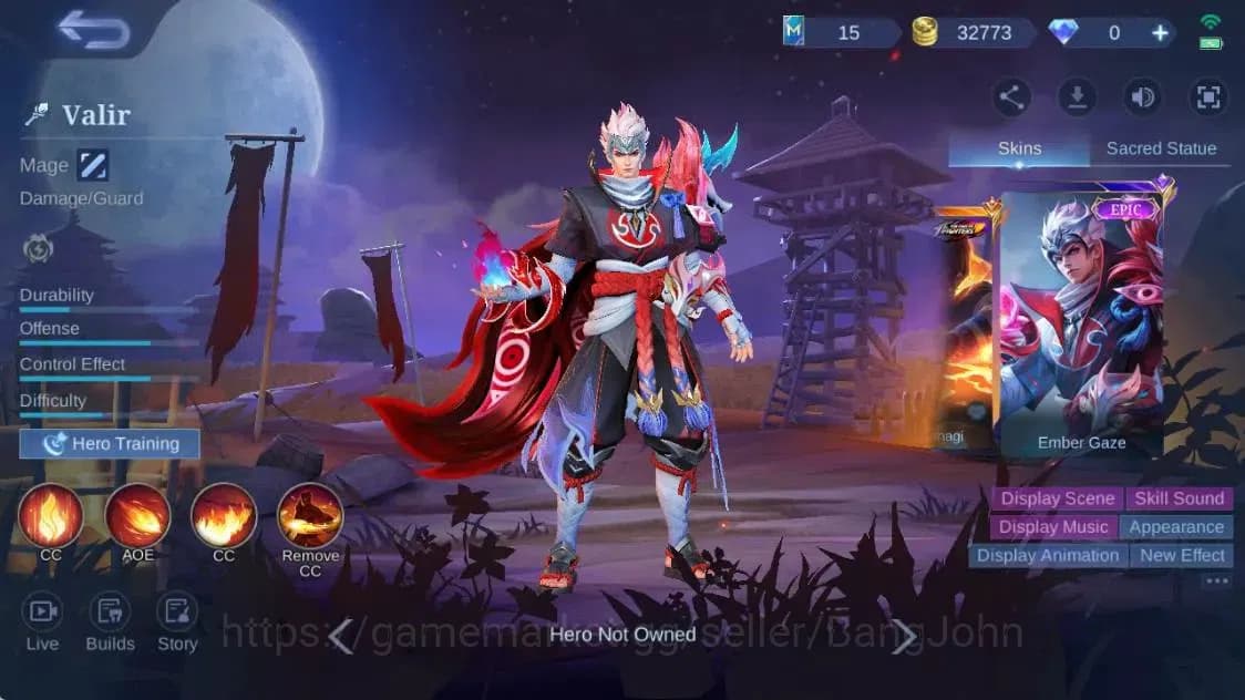 Mobile Legends: Bang Bang Accounts Global|Hero 55|Skin 80|Expert|Collab Fanny Mikasa| image 11