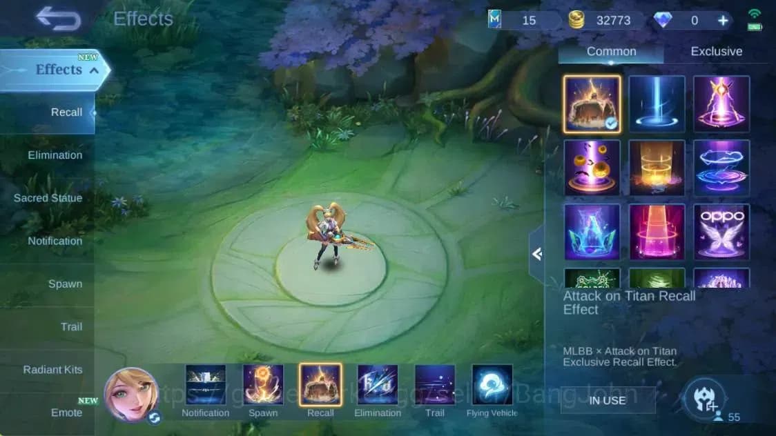 Mobile Legends: Bang Bang Accounts Global|Hero 55|Skin 80|Expert|Collab Fanny Mikasa| image 6