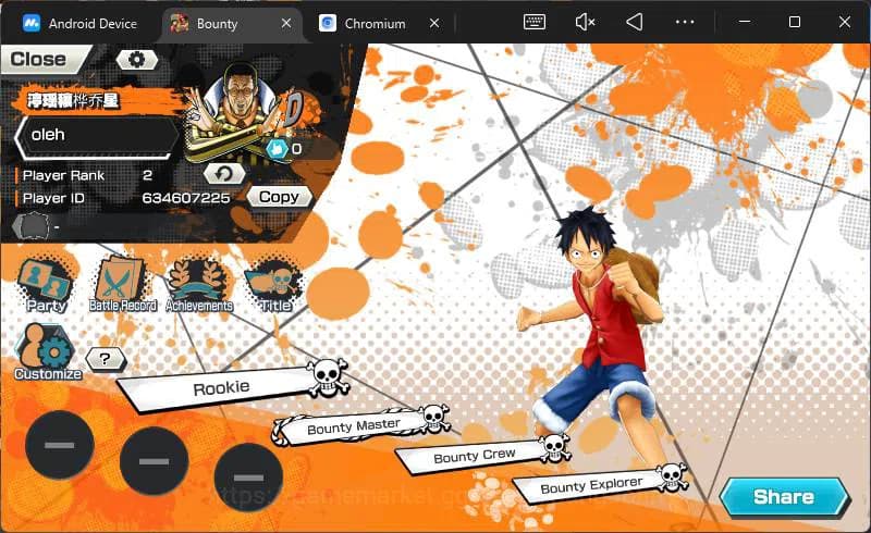 One Piece Bounty Rush Accounts GLOBAL | 2 ex RD 2150 | Borsalino, Nusjuro | Log B image 3