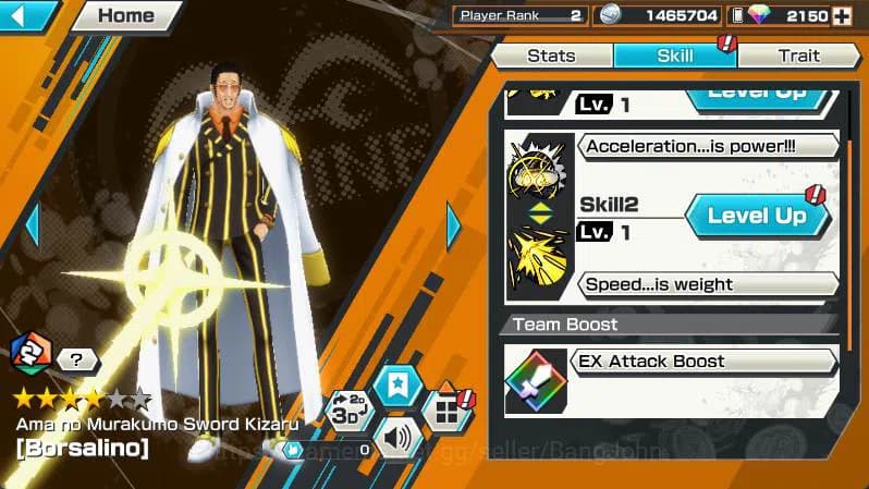 One Piece Bounty Rush Accounts GLOBAL | 2 ex RD 2150 | Borsalino, Nusjuro | Log B image 6