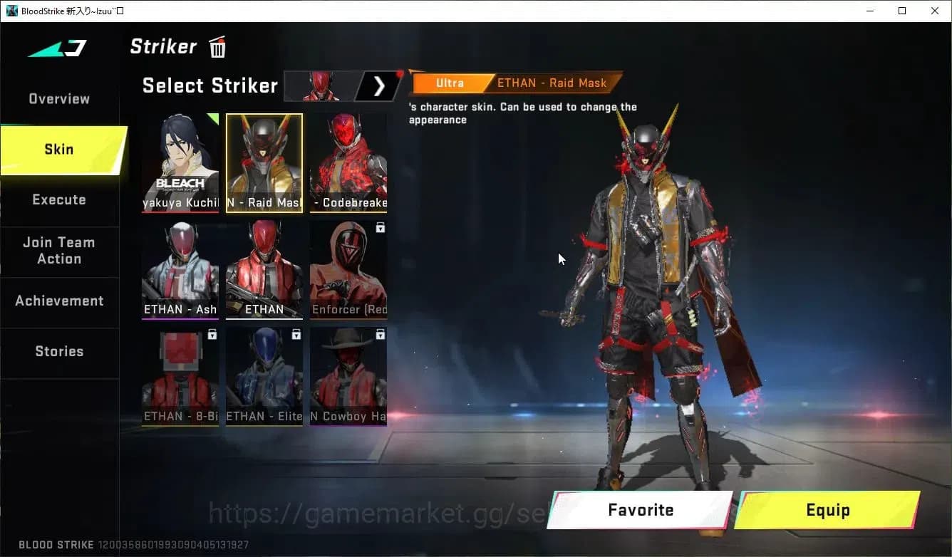 Blood Strike Accounts ASIA|ETERNAL VOLT-DC+Collab 7DS Karl98,QBZ95,BLEAC image 11