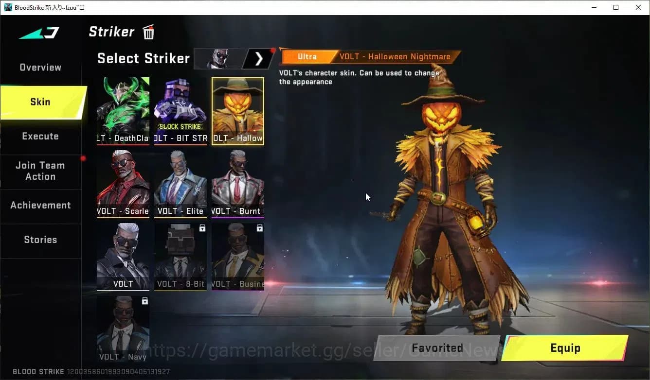 Blood Strike Accounts ASIA|ETERNAL VOLT-DC+Collab 7DS Karl98,QBZ95,BLEAC image 8