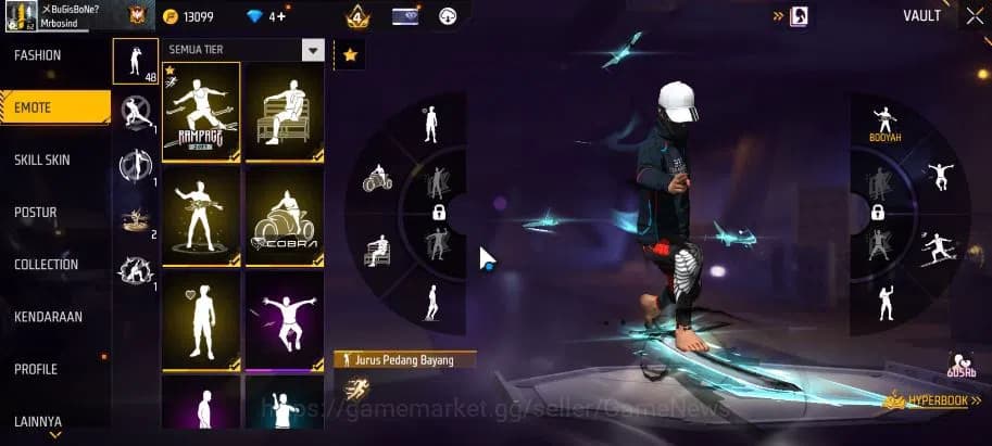 Free Fire Accounts Indonesia|M1887 Sterling Conqueror Lv7|AK47 Blue F image 10