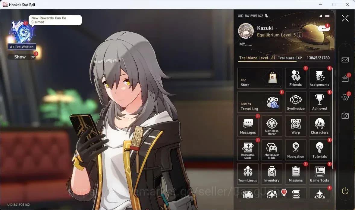 Honkai Star Rail Accounts ASIA | TL61 |Silver Wolf LV80, Sparkle LV80, Yao G image 1