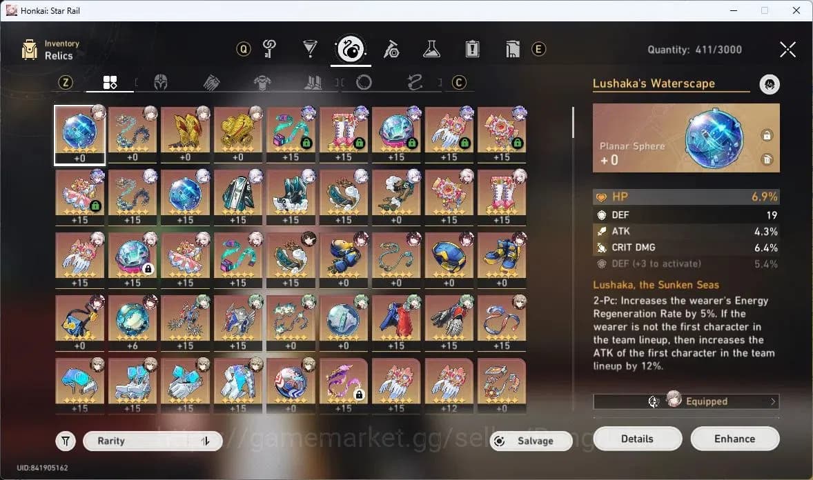 Honkai Star Rail Accounts ASIA | TL61 |Silver Wolf LV80, Sparkle LV80, Yao G image 12