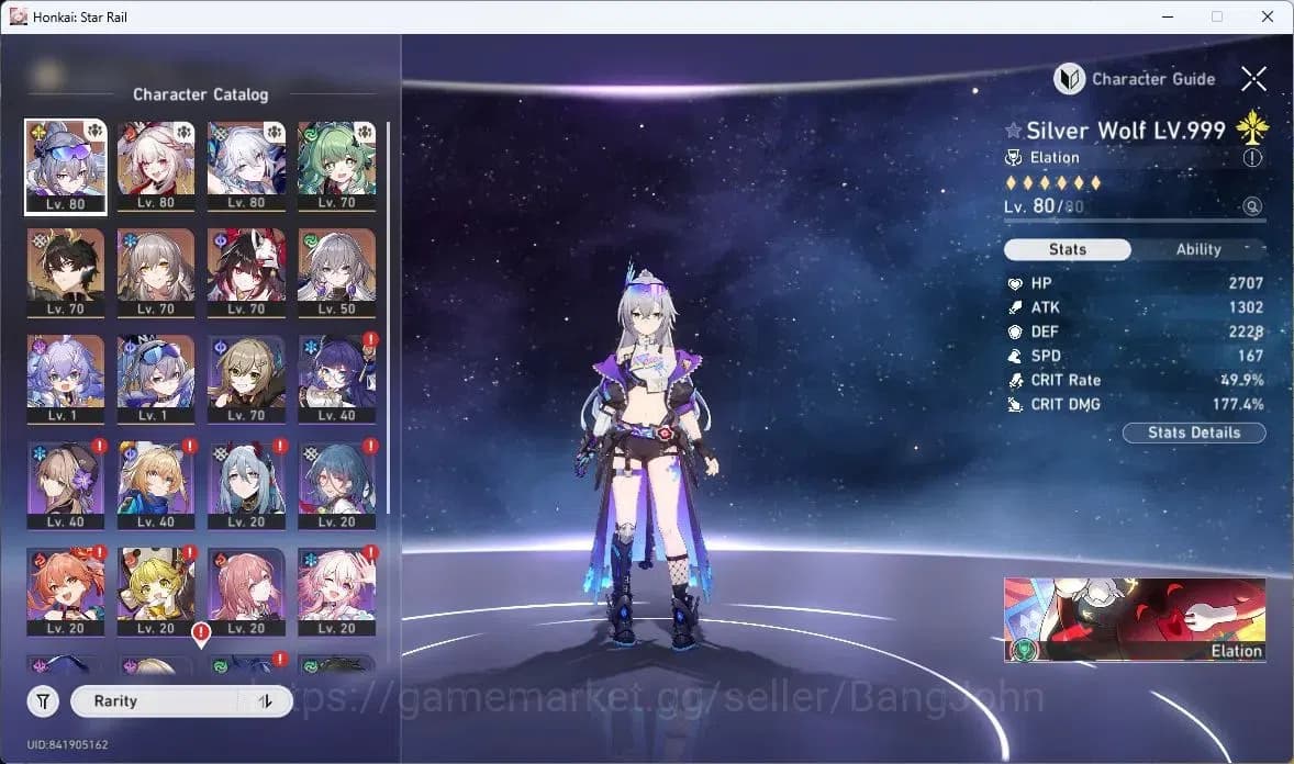 Honkai Star Rail Accounts ASIA | TL61 |Silver Wolf LV80, Sparkle LV80, Yao G image 2