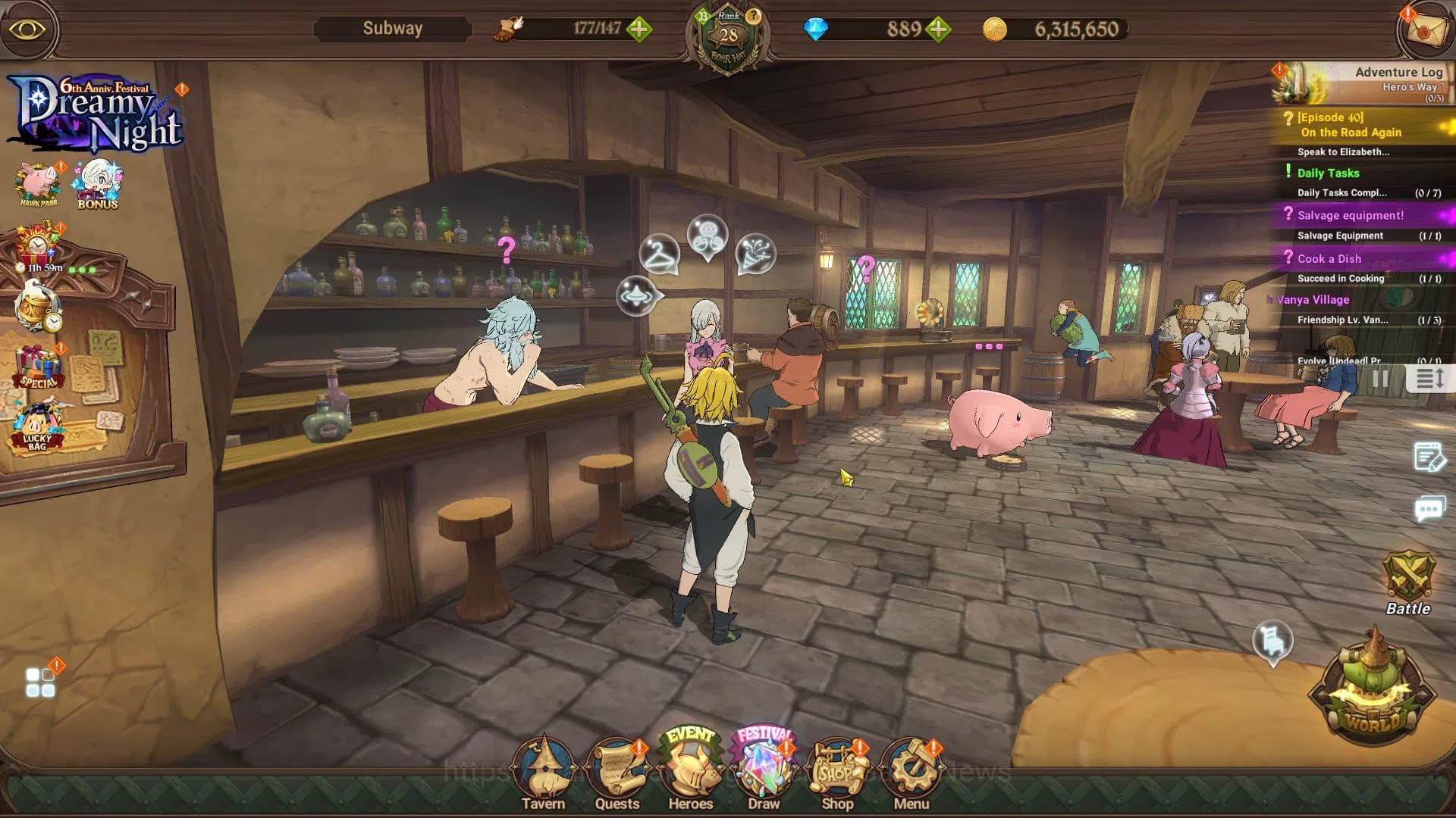 The Seven Deadly Sins: Grand Cross Accounts Global|961 K CC|Starter Ch4|889 Dm|1 UR + Collab F image 1