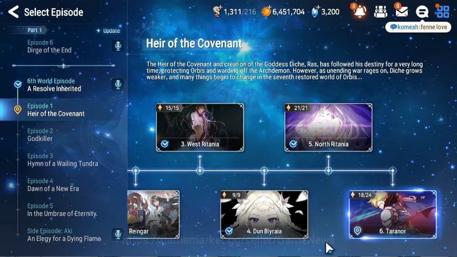 Epic Seven Accounts GLOBAL Unverif|New Era|2 ML(Salome, STaeyou)+ Land image 12