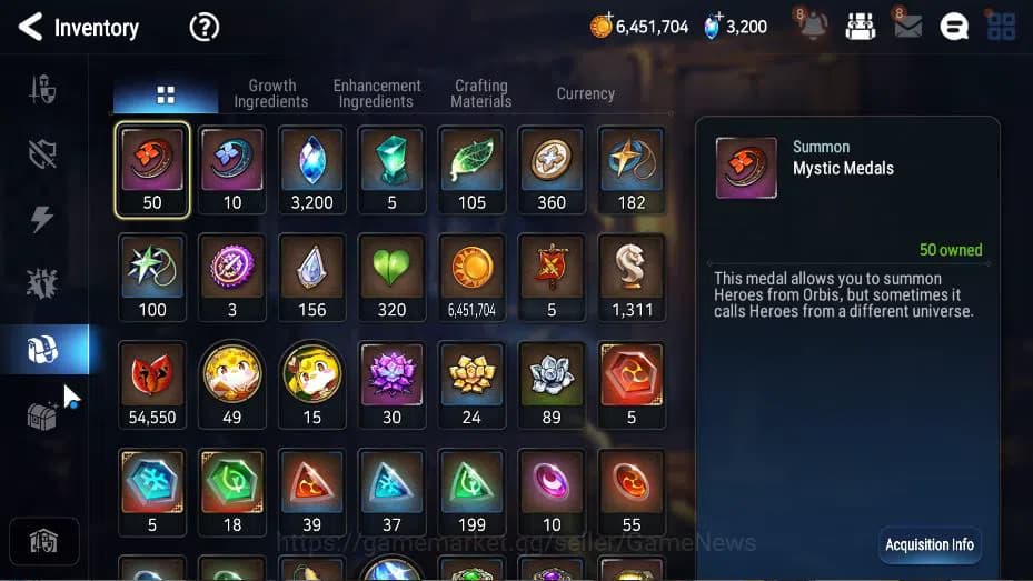 Epic Seven Accounts GLOBAL Unverif|New Era|2 ML(Salome, STaeyou)+ Land image 8