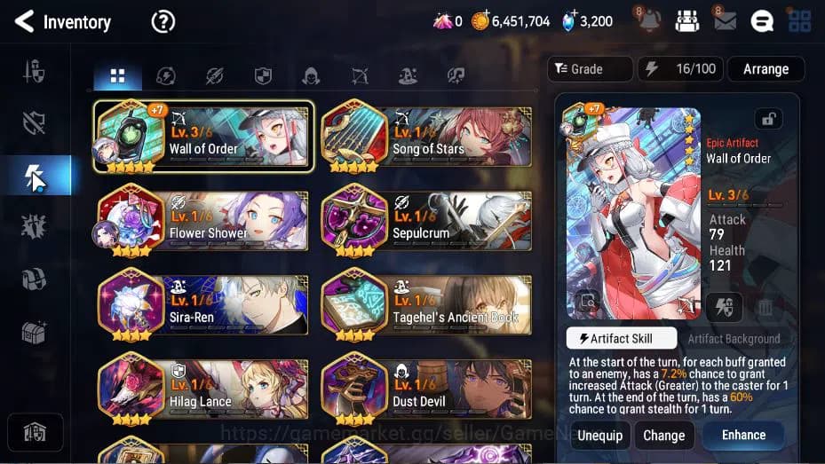 Epic Seven Accounts GLOBAL Unverif|New Era|2 ML(Salome, STaeyou)+ Land image 9