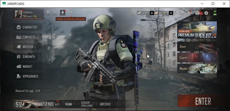Arena Breakout Accounts MOBILE Lv30|SV 14M|CV 11M|Wayfarer+Wire Set|AK74N image 1