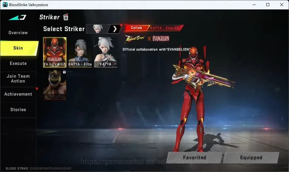 Blood Strike Accounts ASIA | EVO KAG-6 | Collab Katya| 2 Eternal| 2 Coll image 1