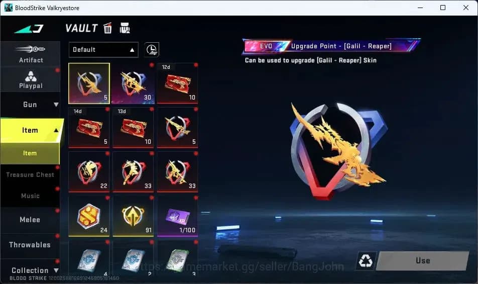 Blood Strike Accounts ASIA | EVO KAG-6 | Collab Katya| 2 Eternal| 2 Coll image 9