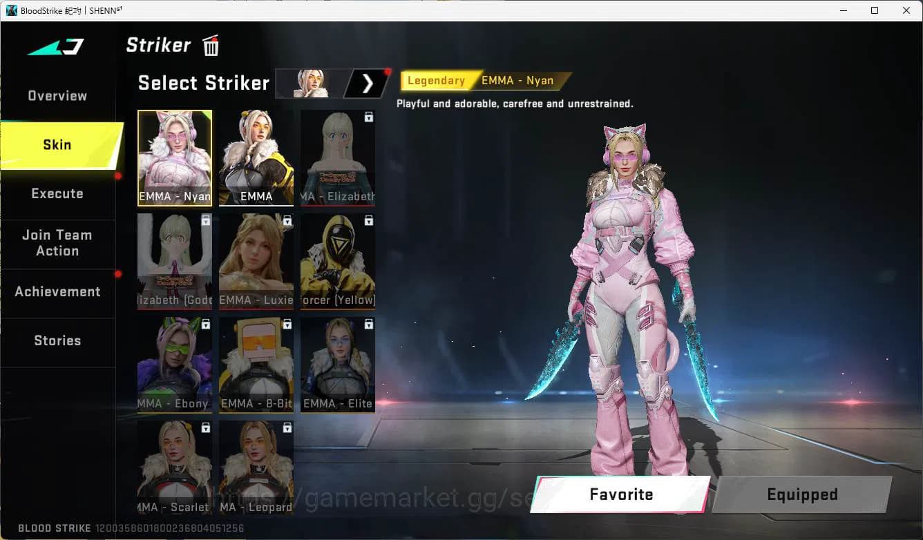 Blood Strike Accounts ASIA | ultra NOVA thorn rose, Ultra dualblade, ult image 3