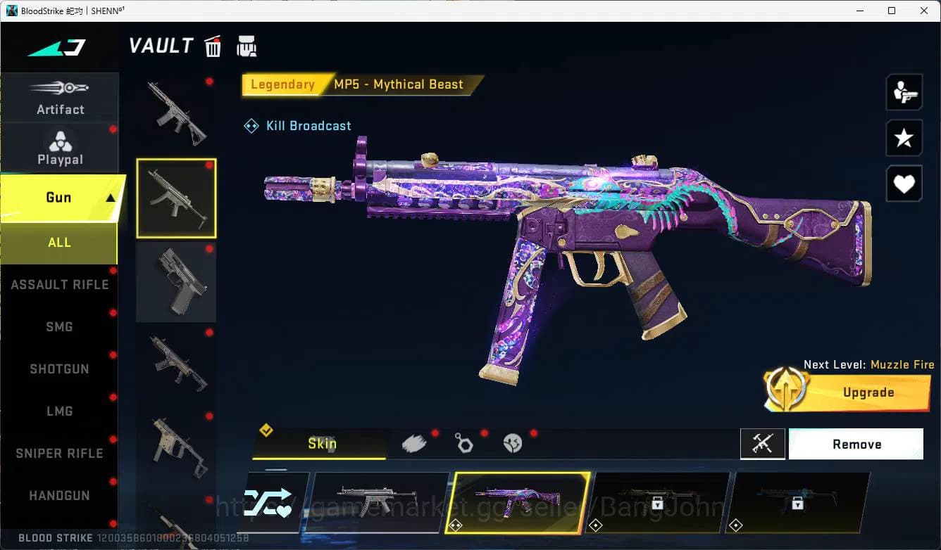 Blood Strike Accounts ASIA | ultra NOVA thorn rose, Ultra dualblade, ult image 9