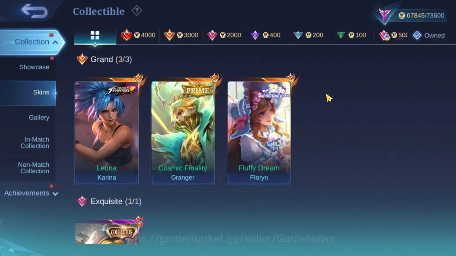 Mobile Legends: Bang Bang Accounts Hero 132|Skin 289|High Glory 88|Prime Granger,Sanr image 6