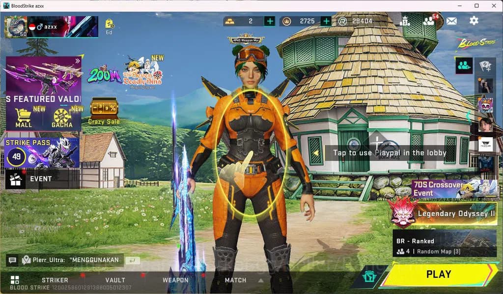 Blood Strike Accounts ASIA|COLLAB=KAR98K,QBZ95|LIMITED=RPK|ULTRA=GLOCK,O image 1