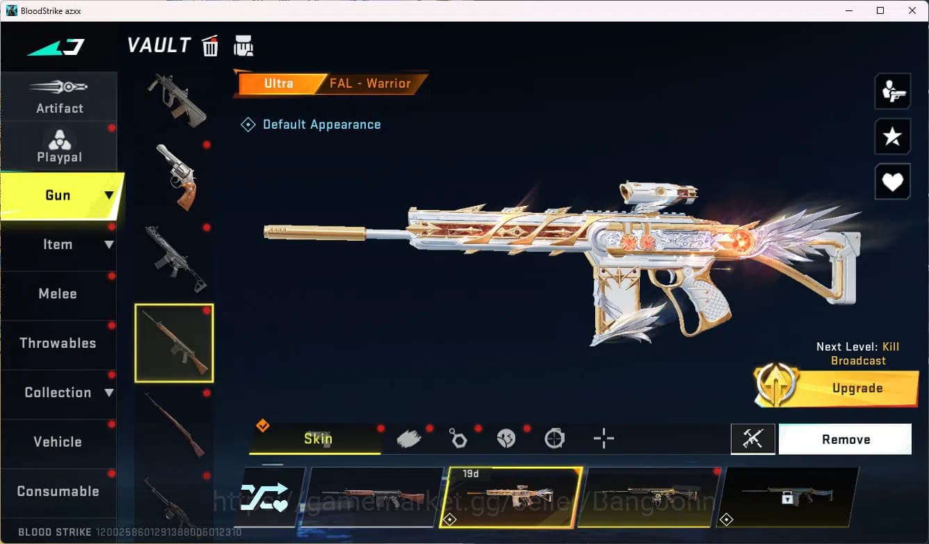 Blood Strike Accounts ASIA|COLLAB=KAR98K,QBZ95|LIMITED=RPK|ULTRA=GLOCK,O image 15