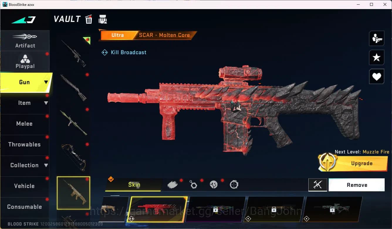 Blood Strike Accounts ASIA|COLLAB=KAR98K,QBZ95|LIMITED=RPK|ULTRA=GLOCK,O image 17