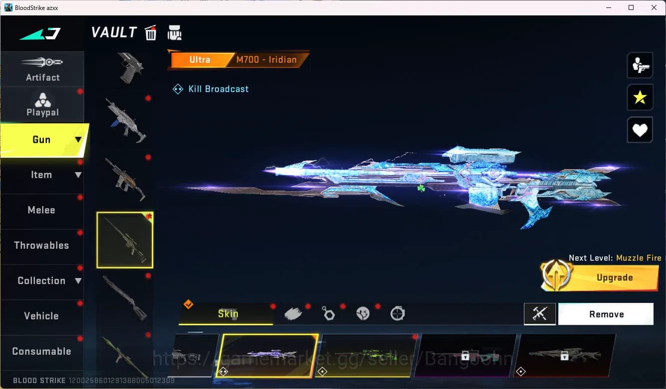 Blood Strike Accounts ASIA|COLLAB=KAR98K,QBZ95|LIMITED=RPK|ULTRA=GLOCK,O image 18
