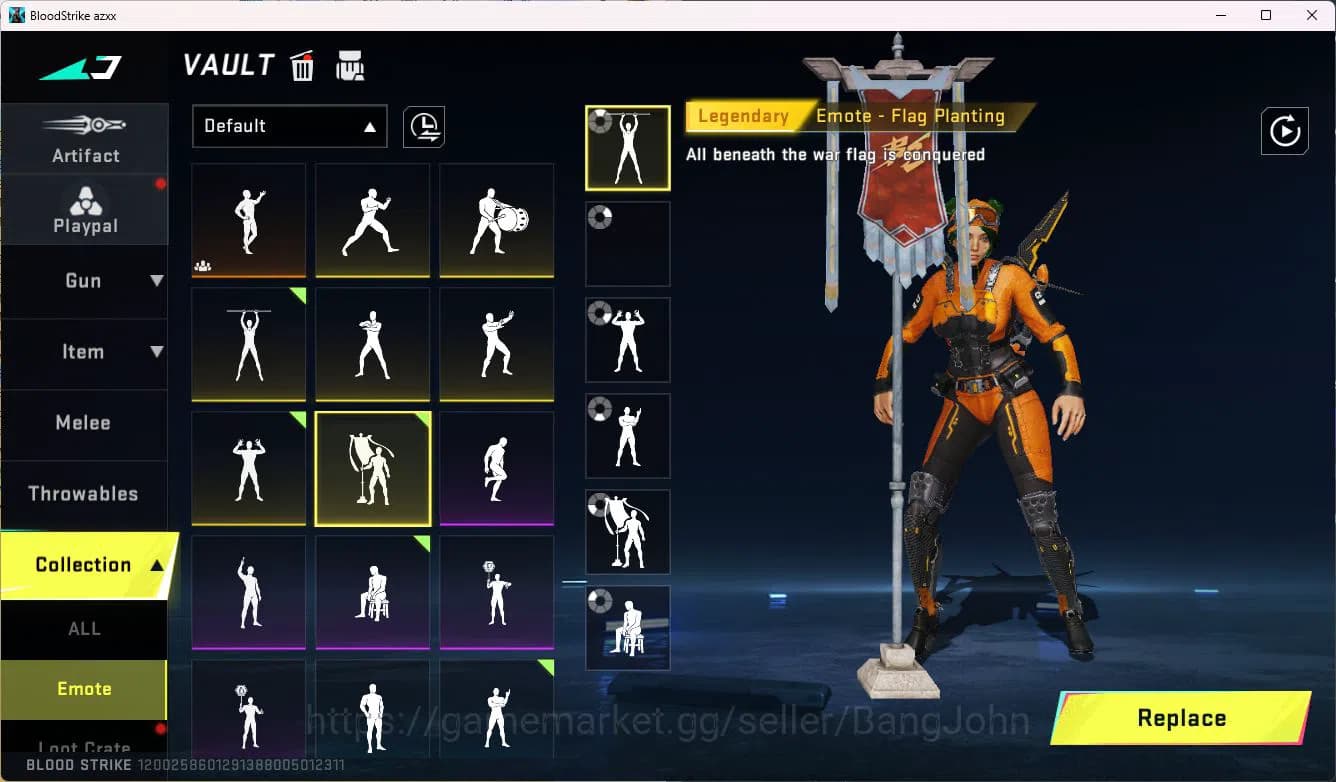 Blood Strike Accounts ASIA|COLLAB=KAR98K,QBZ95|LIMITED=RPK|ULTRA=GLOCK,O image 4