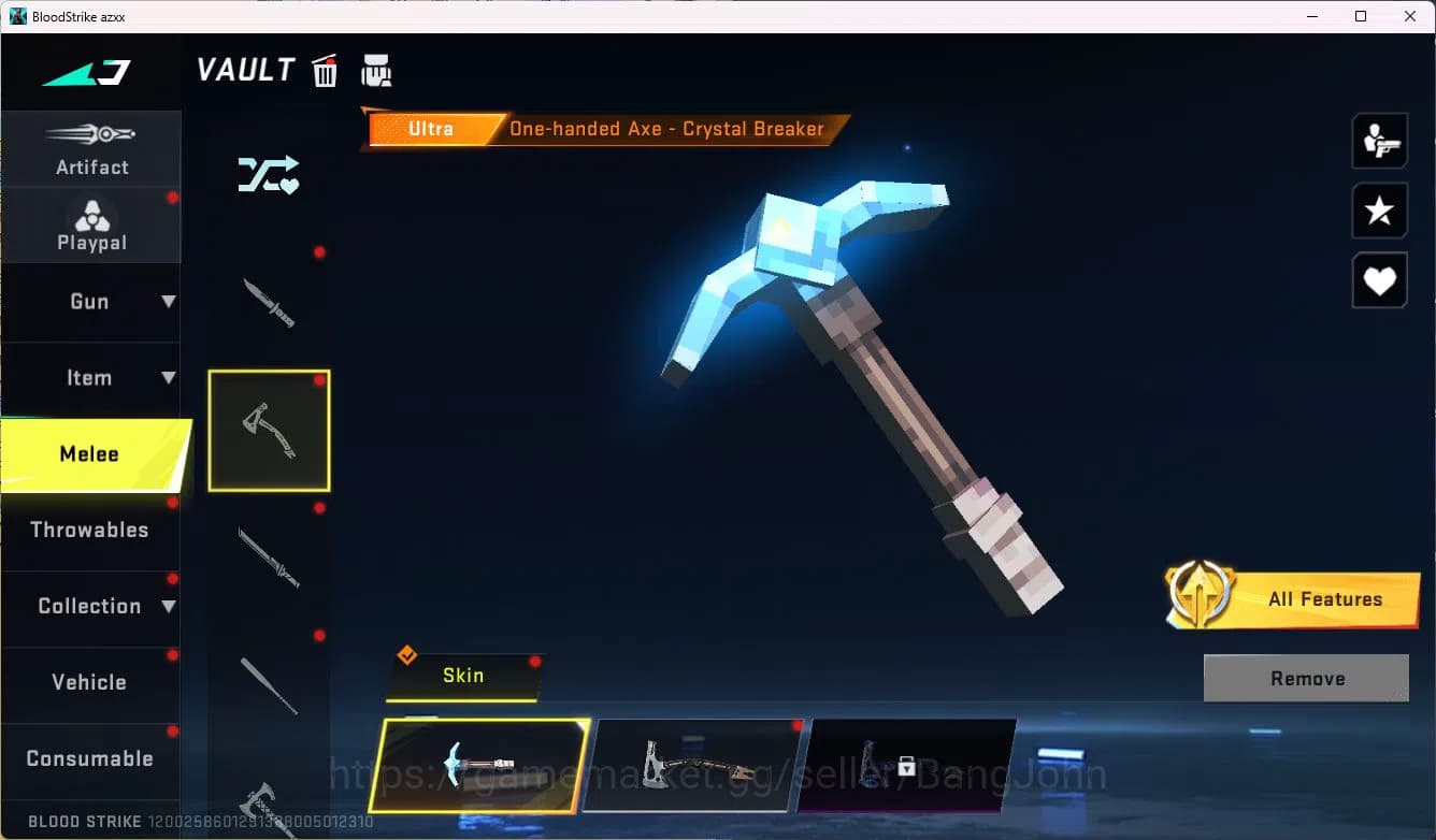 Blood Strike Accounts ASIA|COLLAB=KAR98K,QBZ95|LIMITED=RPK|ULTRA=GLOCK,O image 6
