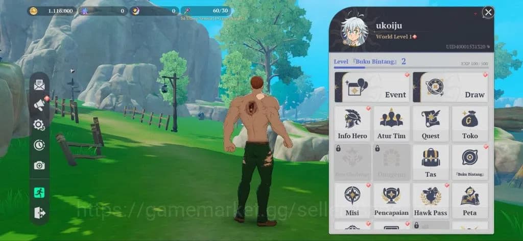 The Seven Deadly Sins: Origin Accounts EU | Fresh Starter Lvl 2 |3 SSR| Drake, Escanor, G image 1