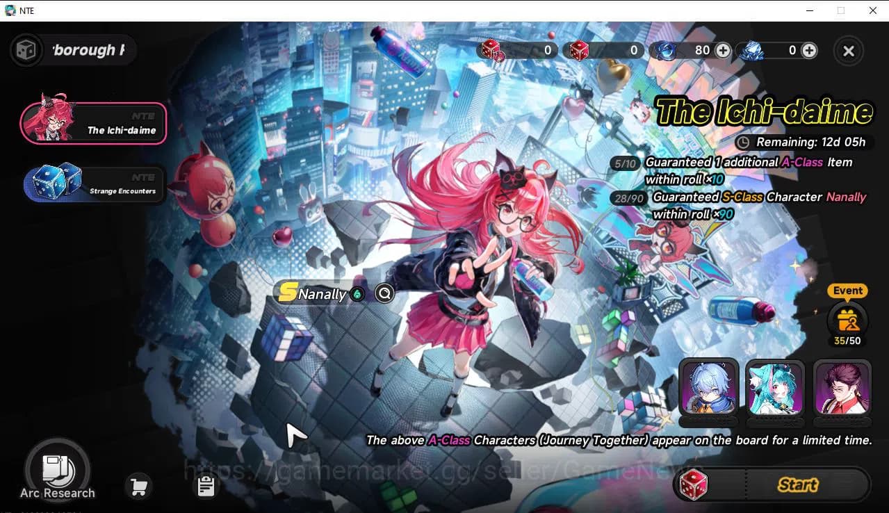 Neverness to Everness Accounts GLOBAL EU|HL 3|1 SSR Limited Nanally|1 S Arc|4 SR image 10