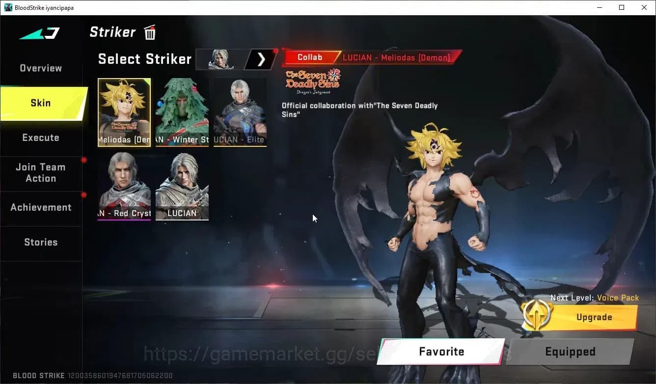 Blood Strike Accounts ASIA|7 ETERNAL[MAX AUG,[Kraken,KAG6,M700,Spear,M82 image 4