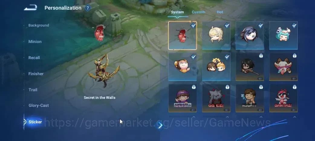 Honor of Kings Accounts Hero 15 Skin 4|Starter with Legend Skin Selection image 7