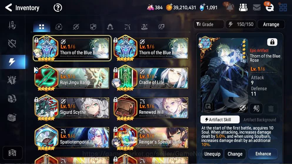 Epic Seven Accounts GLOBAL Unverif|13 ML(LOT Scales,BoRunka,EIlynav,DB image 12