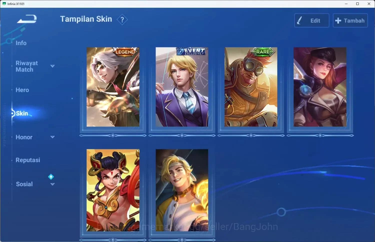 Honor of Kings Accounts Global | 13H 6S | Legend Yao, Event Exclusive skin image 2