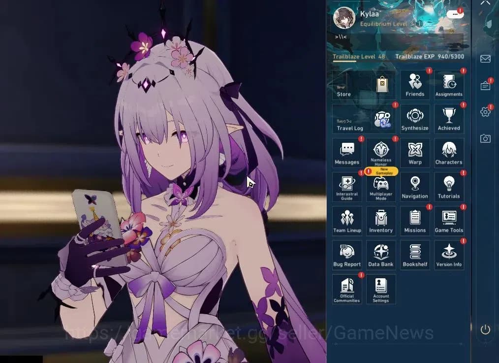 Honkai Star Rail Accounts Asia|TL 48|8 Limited|Castorice,SW 999,Evanescia,Ro image 1