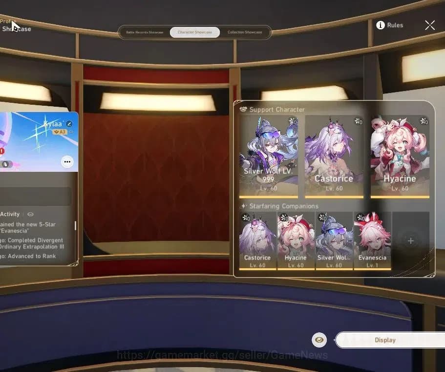 Honkai Star Rail Accounts Asia|TL 48|8 Limited|Castorice,SW 999,Evanescia,Ro image 2