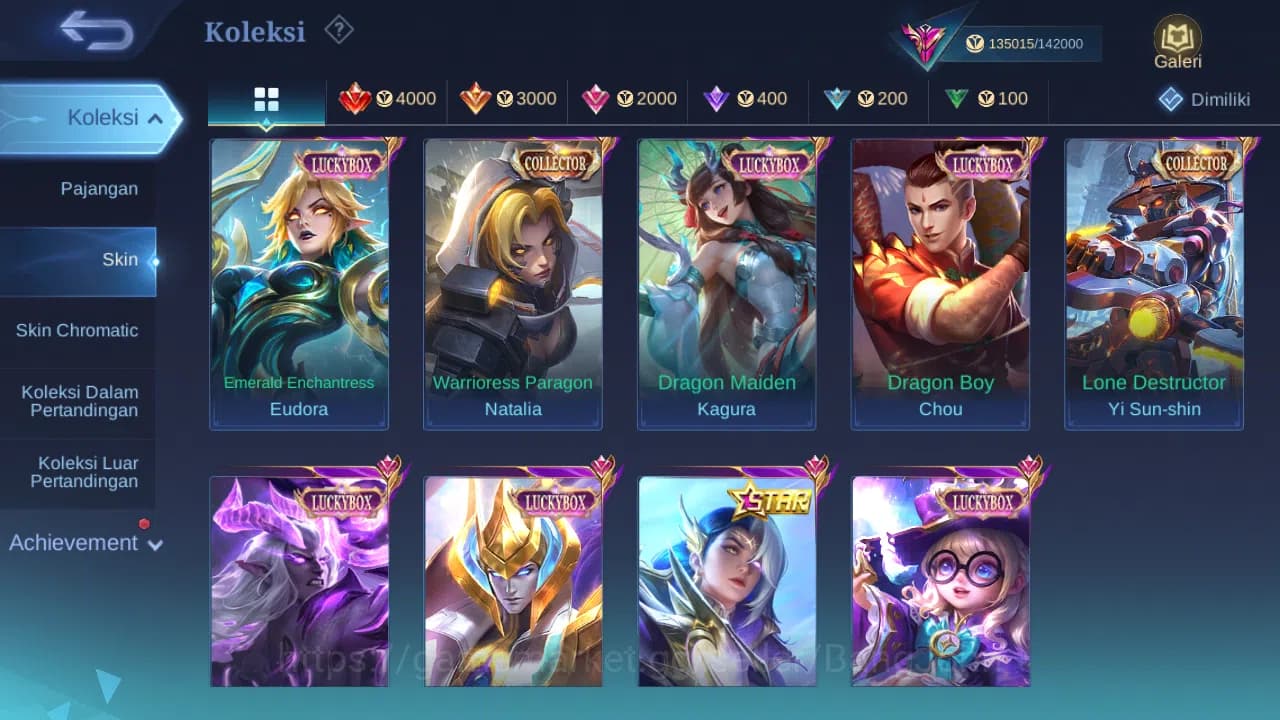 Mobile Legends: Bang Bang Accounts GLOBAL Hero 131 Skin 379 | Legend Granger Johnson image 16