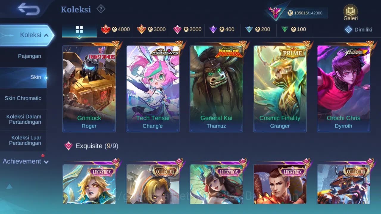 Mobile Legends: Bang Bang Accounts GLOBAL Hero 131 Skin 379 | Legend Granger Johnson image 17