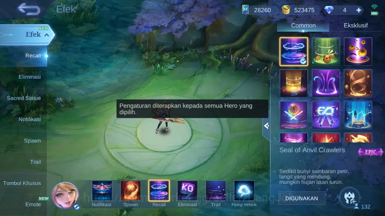 Mobile Legends: Bang Bang Accounts GLOBAL Hero 131 Skin 379 | Legend Granger Johnson image 6