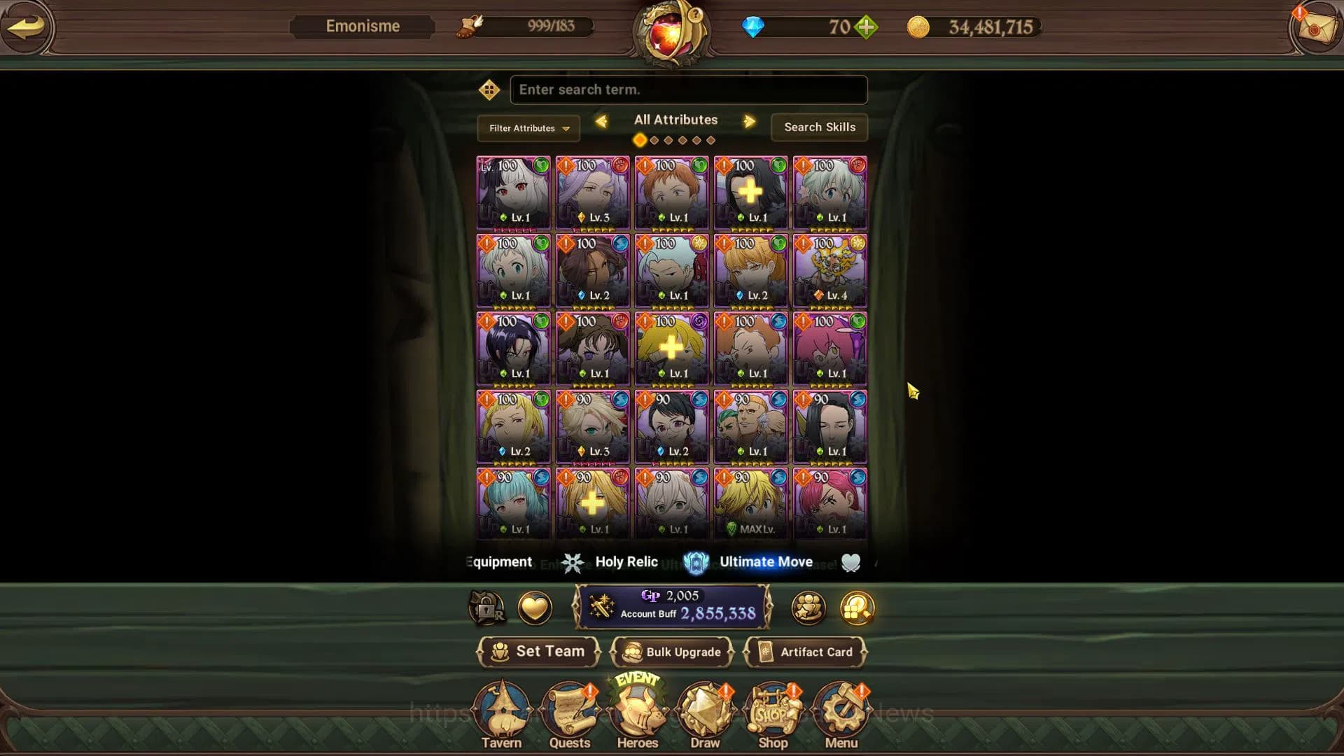 The Seven Deadly Sins: Grand Cross Accounts Global|CH 6|2,8M CC|200 LS|6 UR|Salos,Merlin & Esc image 5