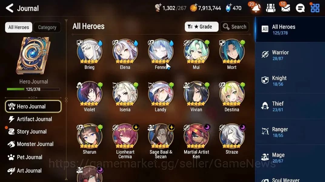 Epic Seven Accounts GLOBAL Unverif|New Era|5 ML(RRoana,Straze,LCermia, image 6