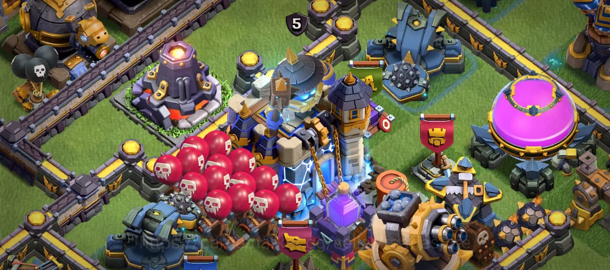Clash of Clans Accounts TH15 Account | Max H K100 Q85 W64 RC55 | L27 Gaunt image 4