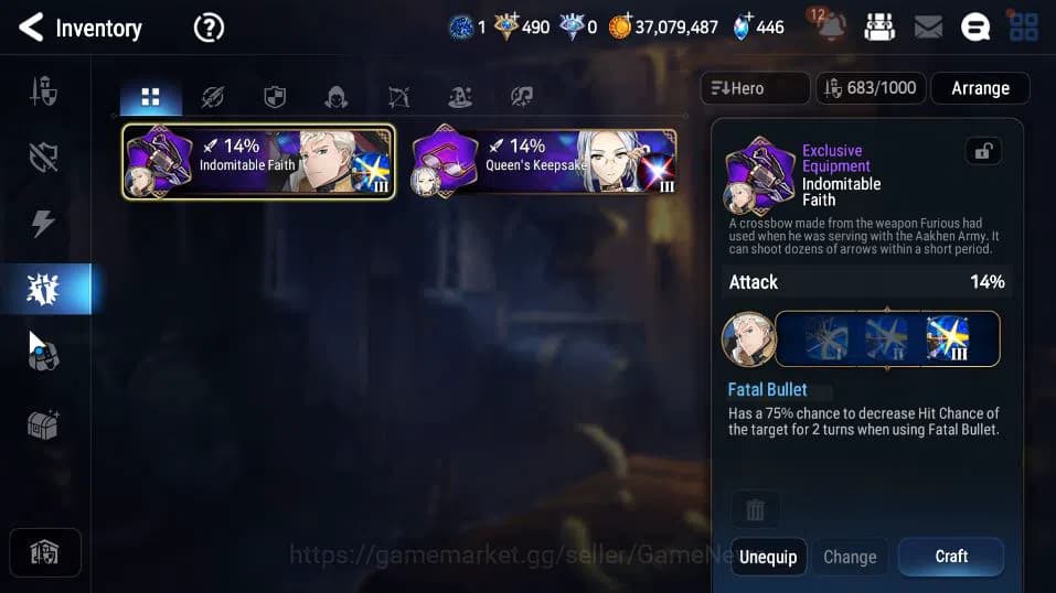 Epic Seven Accounts ASIA UNVERIF|New Era|9 ML(Salome,LOT Scales,RO Lig image 7