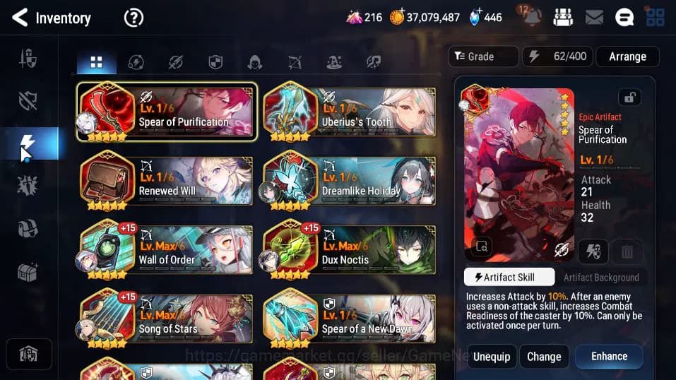 Epic Seven Accounts ASIA UNVERIF|New Era|9 ML(Salome,LOT Scales,RO Lig image 8